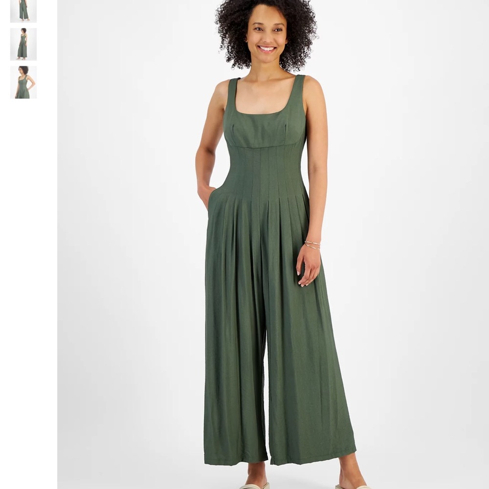 Elegant Green Jumpsuit